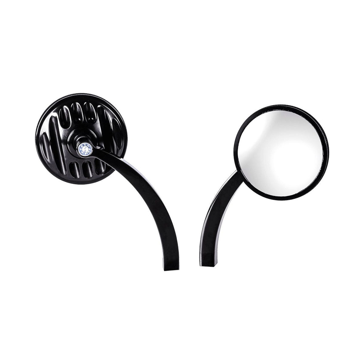 Brock's Performance Grill Style Black Mirror & Bracket