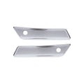 Brock's Performance Diamond Saddlebag Latch Covers Chrome Touring Models (14-23)
