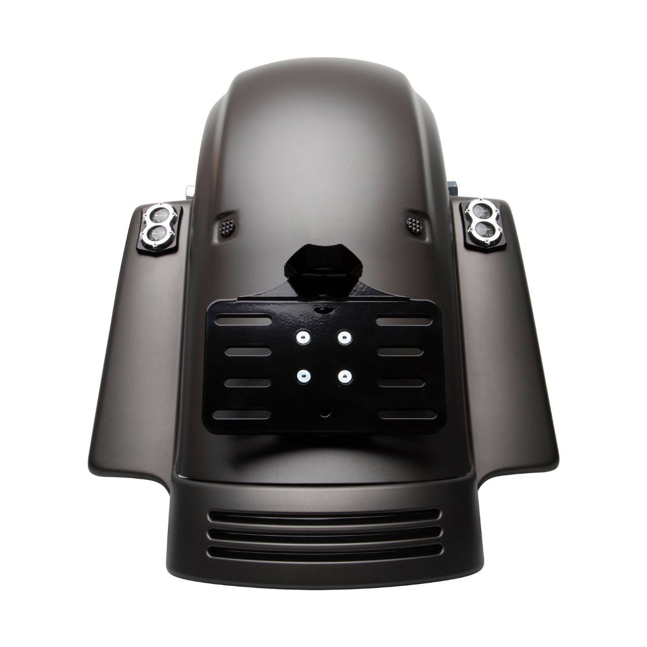 Brock's Performance Taillight Black W/Plate Frame Touring (14-23)