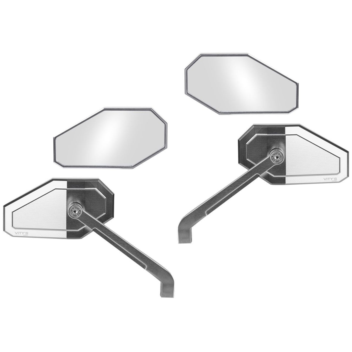 Brock's Performance Massive Mirror Right Side Silver