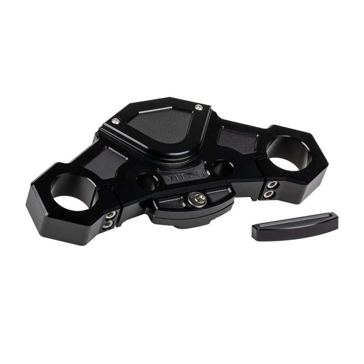 Brock's Performance Racing Design Top Tree Clamp Black Without Lock Touring Models (14-23)