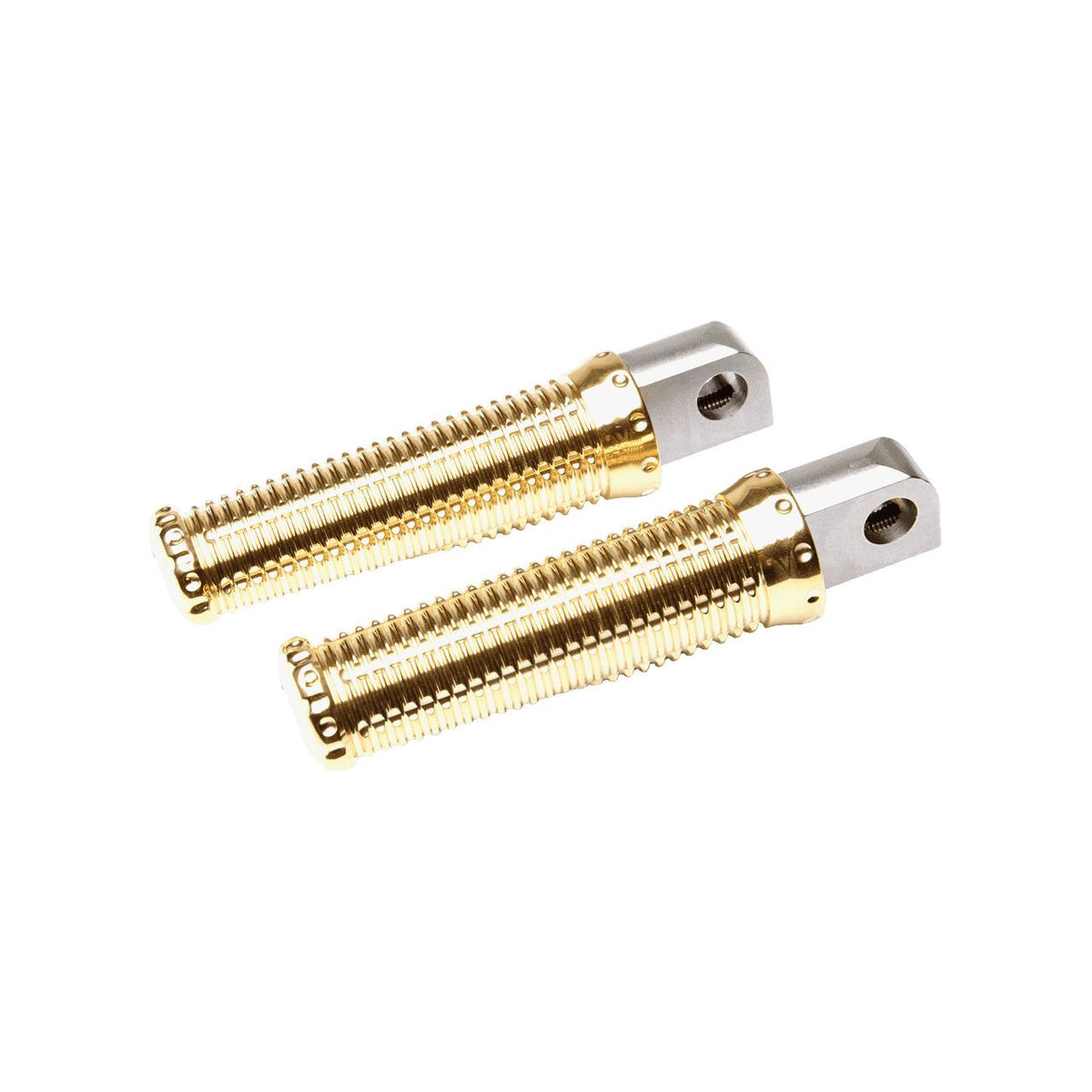 Brock's Performance Sharif Passenger Foot Pegs Brass Softail (18-24)