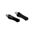 Brock's Performance Diamond Driver Foot Pegs Black Softail (18-24)