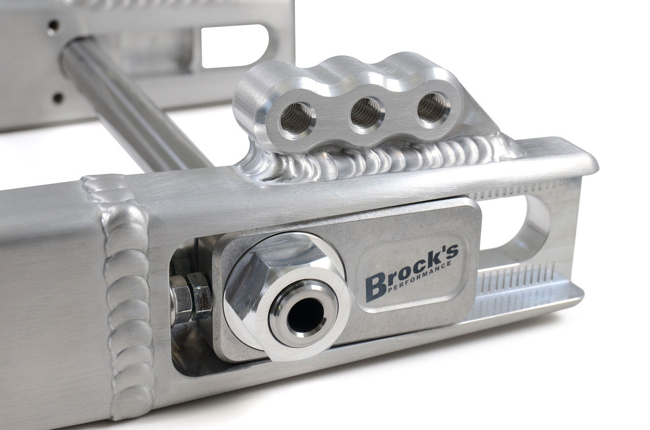 Brock's Performance West Coast Bagger Swingarm (Burnished) for Harley-Davidson Touring Models (09-26)