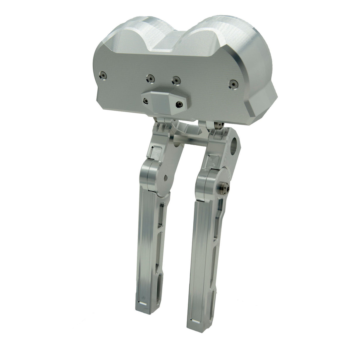 Brock's Performance Adjustable Billet Dual Gauge Housing Silver Road Glide (15-24)