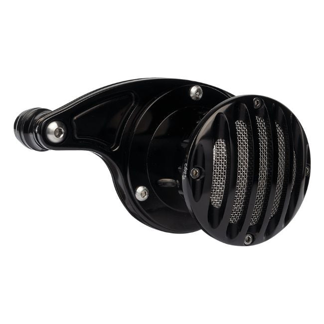 Brock's Performance Velocity Stack Grill Design Black Touring (17-23), Softail (18-23)