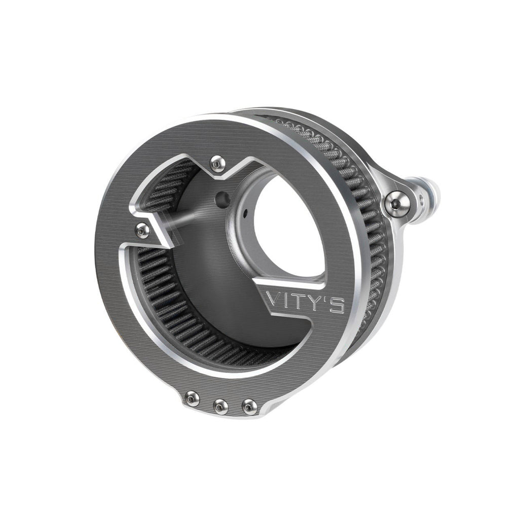 Brock's Performance Massive Air Cleaner Silver E-Throttle Touring (08-16), Softail (16-17), FXDLS (2017)