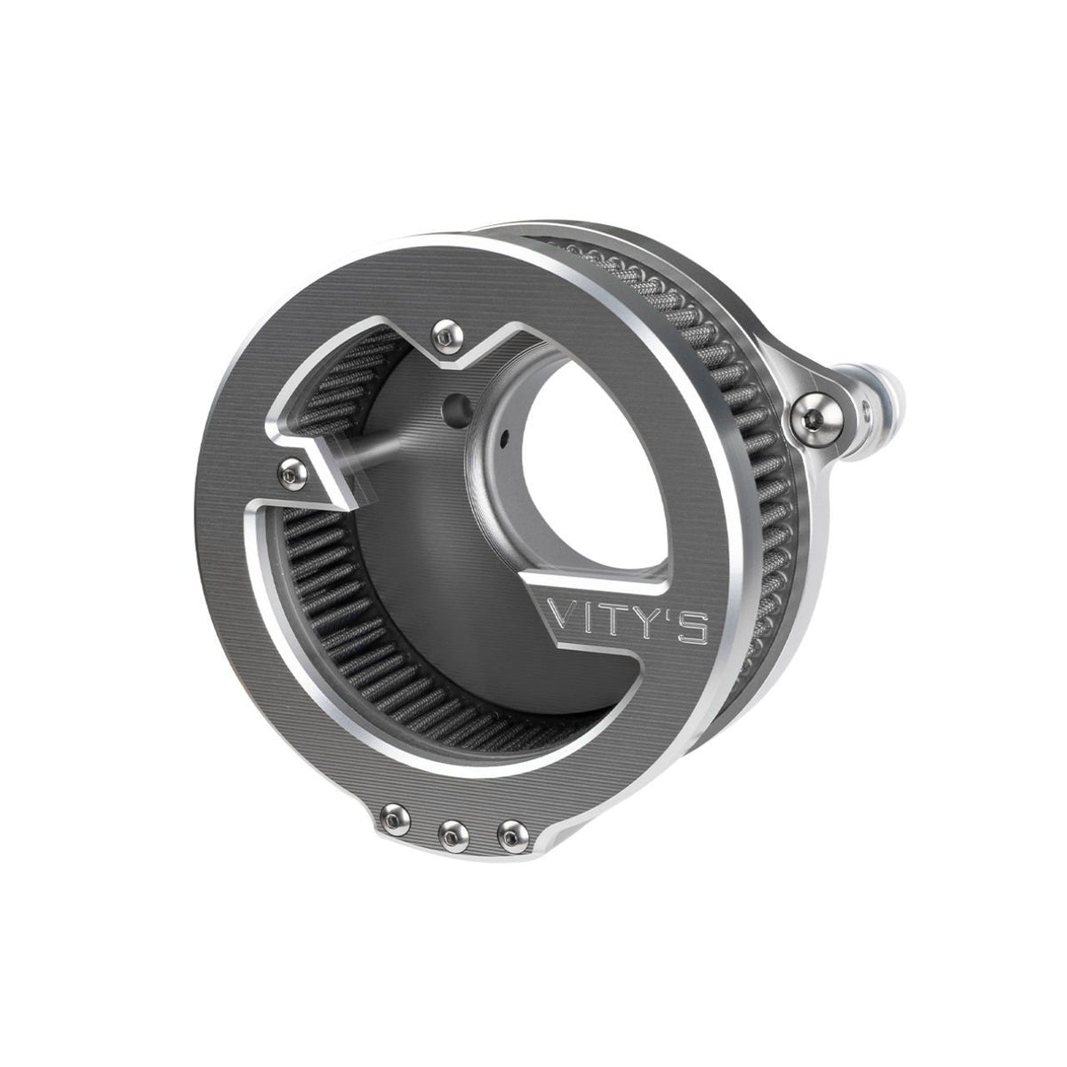 Brock's Performance Massive Air Cleaner Silver Touring (17-23), Softail (18-23)