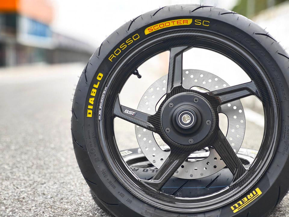 Brock's Performance BST Star TEK 15 x 3.5 Front Wheel - Yamaha XMAX 300 (17-26)