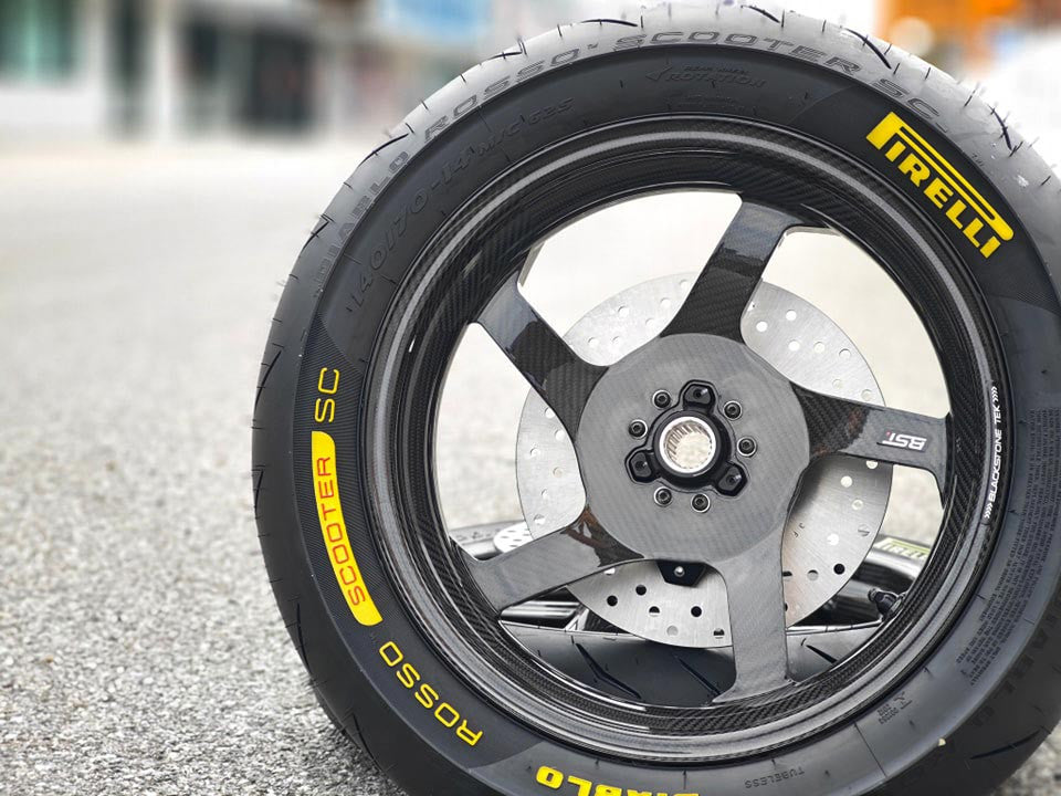 Brock's Performance BST Star TEK 14 x 4.0 Rear Wheel - Yamaha XMAX 300 (17-26)