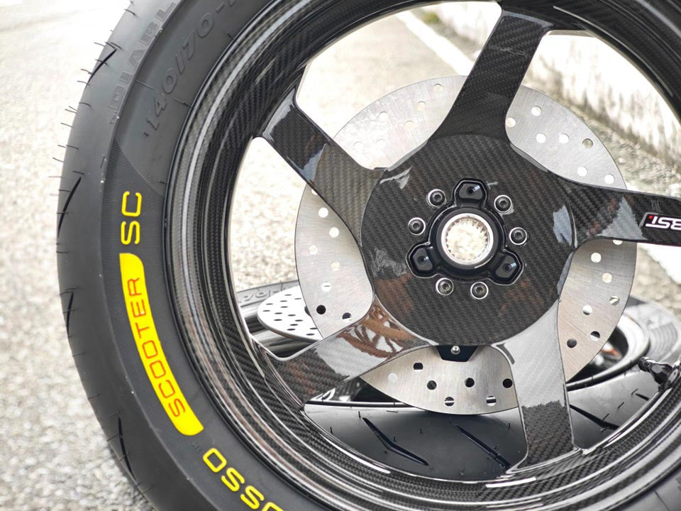 Brock's Performance BST Star TEK 14 x 4.0 Rear Wheel - Yamaha XMAX 300 (17-26)