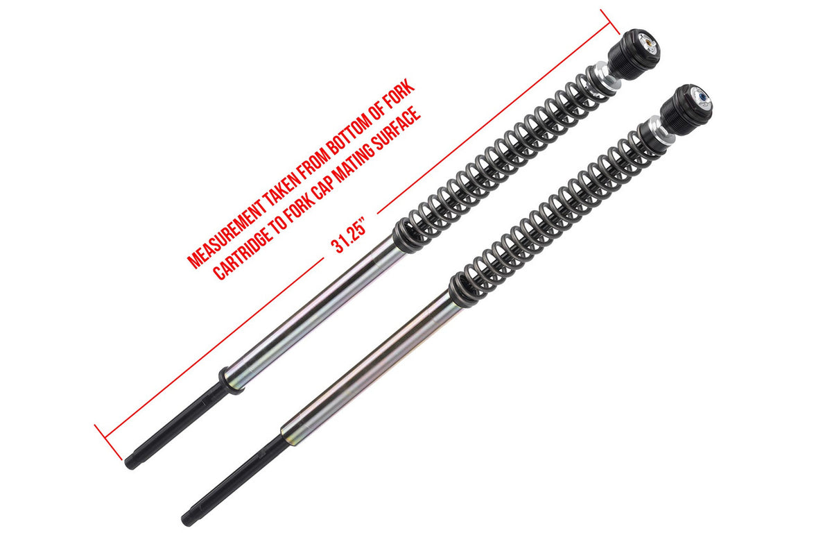Brock's Performance Bitubo Front 49mm Shock Cartridges H-D FXD (06-10) / FXDC (06-14) / FXDL (07-14) / FXDF (08-17) / FXDB (06-12)