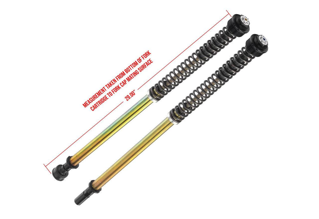 Brock's Performance Bitubo Front 49mm Shock Cartridges H-D Softail Fat Bob (18-24)