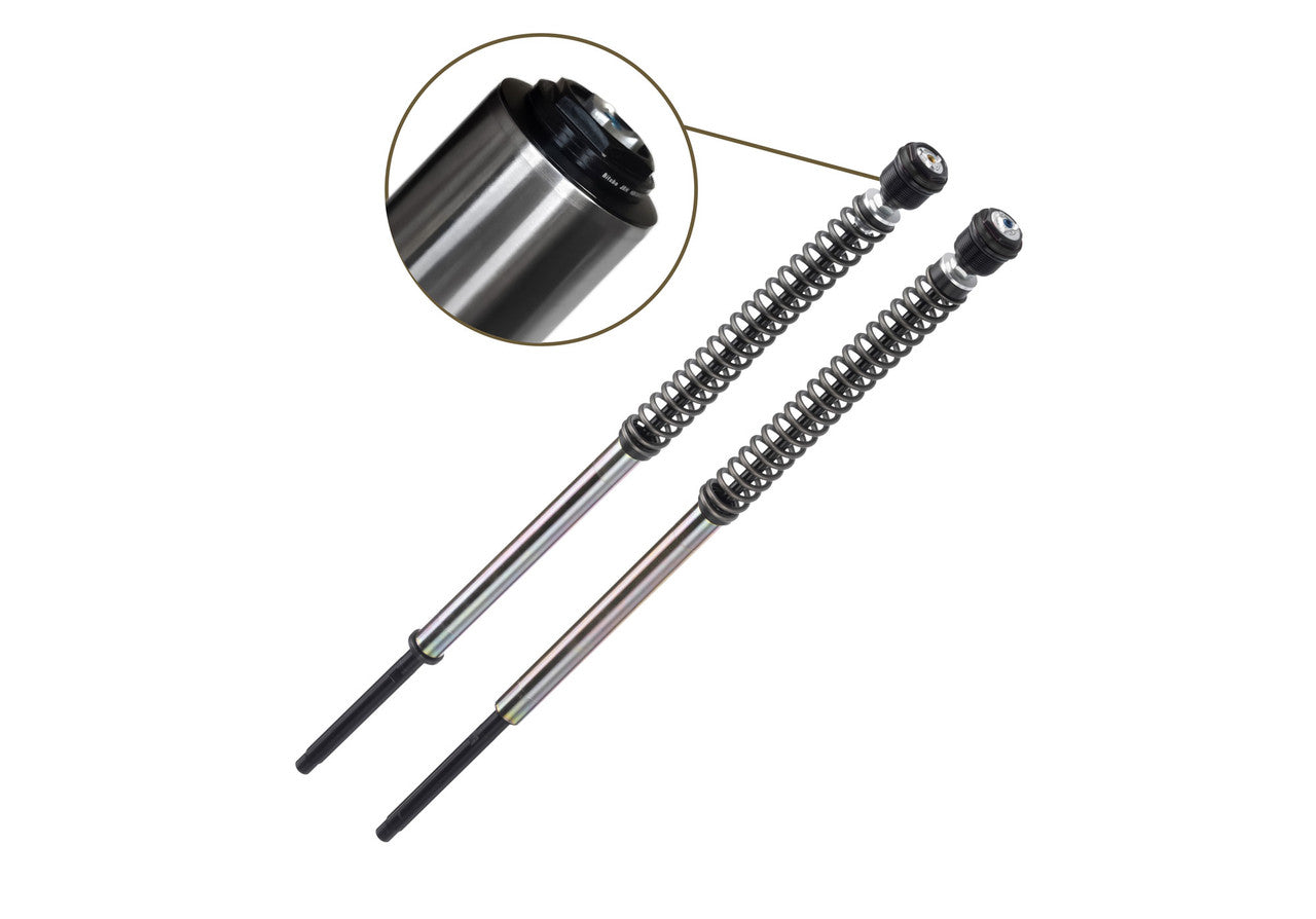 Brock's Performance Bitubo Front 49mm Shock Cartridges Extended 2in - H-D Road Glide CVO (17-20)