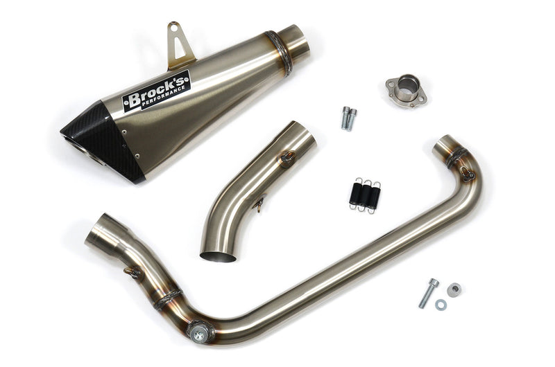Brock's Performance Penta-Carbon Full System 14" Muffler Honda Grom (22-25)