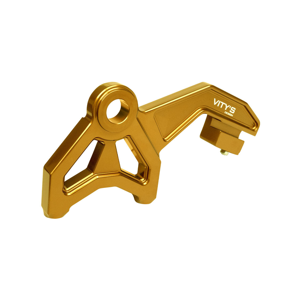 Brock's Performance Vity's Touring Swingarm Caliper Bracket Gold Touring Models (09-26)