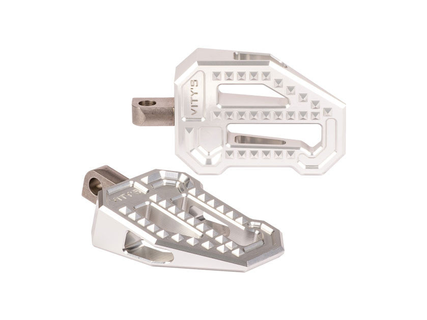 Brock's Performance BMX Driver Foot Pegs Silver Softail (18-24)