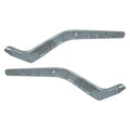 Brock's Performance Vity's Design Rear Fender Mount w/ Turn Signal Holes Silver Low Rider S/ST (18-26)