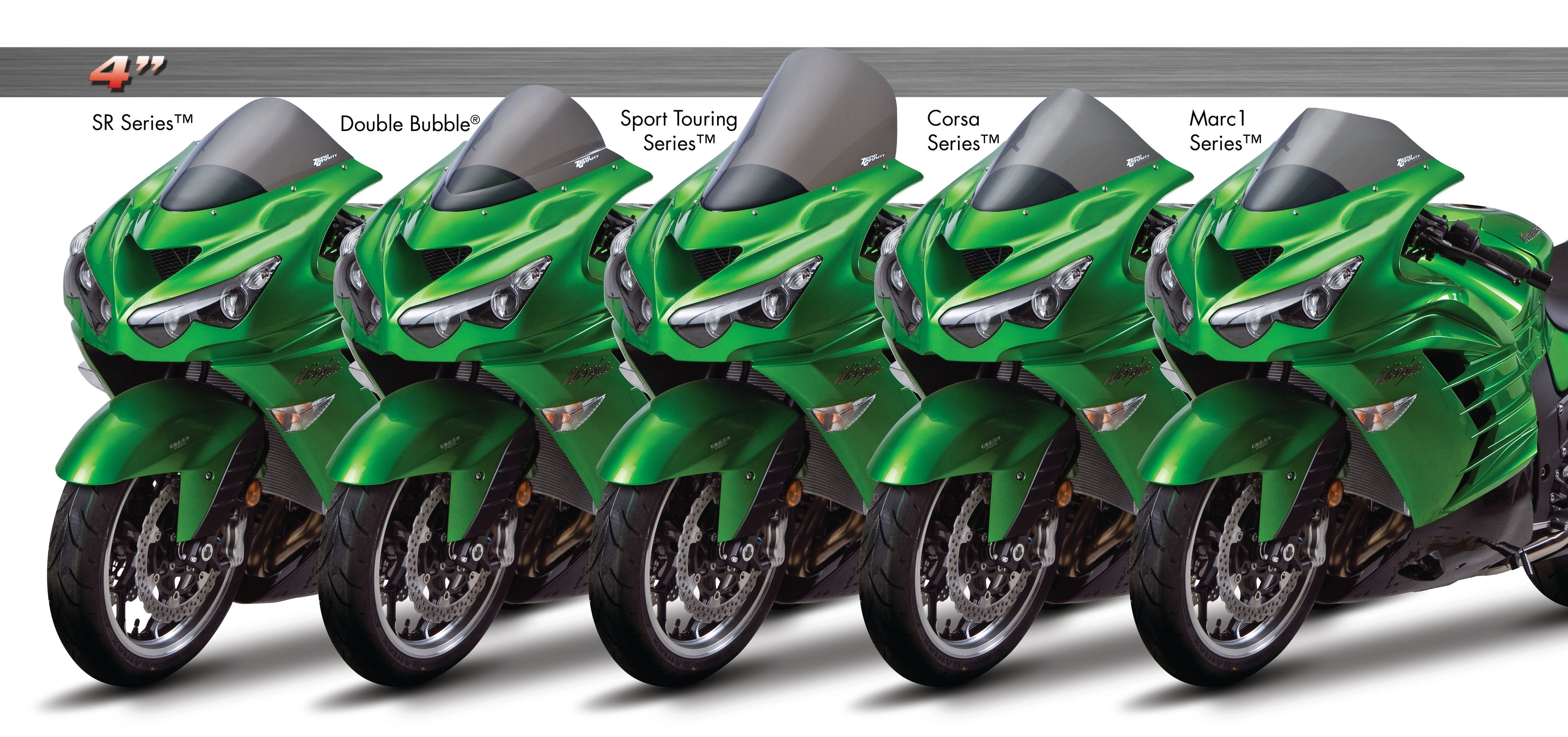 Zero Gravity Windscreen - Kawasaki ZX-14 / ZX-14R 2006-2025