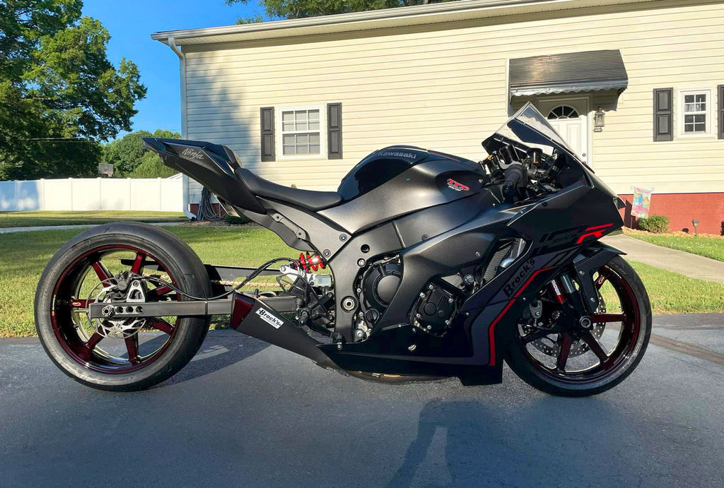 Brock's Performance Penta-Carbon Full System 15" Muffler (Black) ZX-10R/RR (21-26)