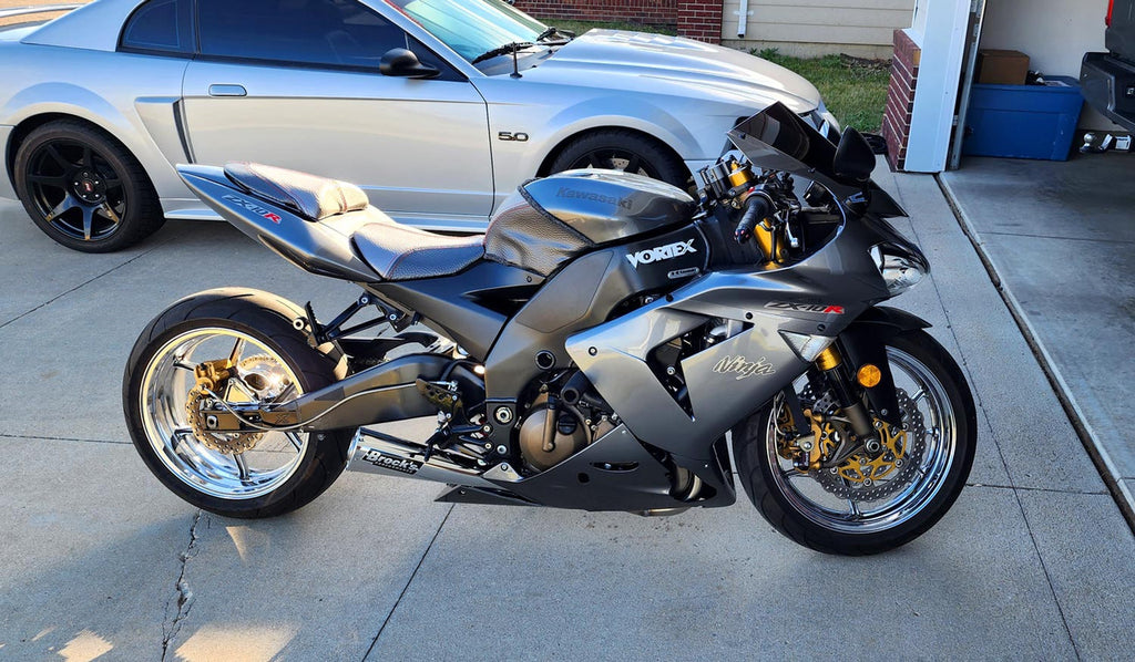 Brock's Performance Alien Head Full System 14" Muffler ZX-10 (04-05)