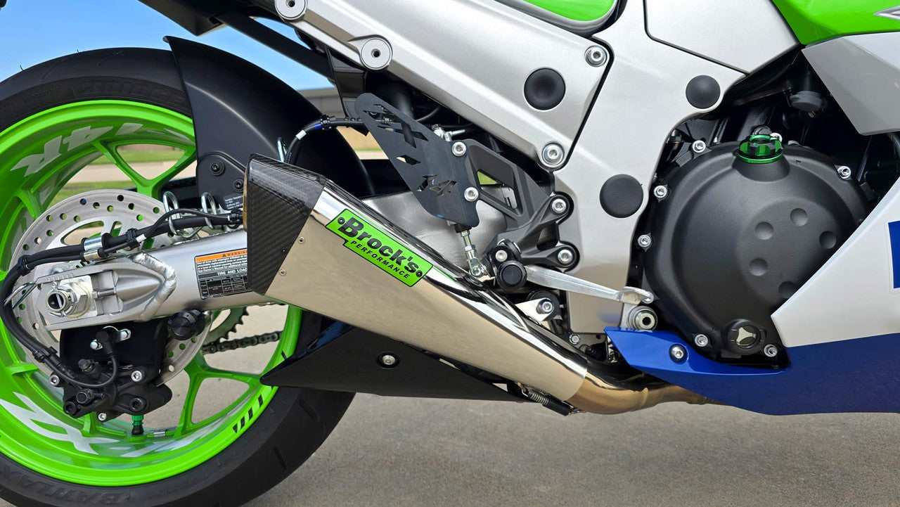 Brock's Performance Penta-Carbon Full System 15" Muffler (Polished) ZX-14R (12-25)