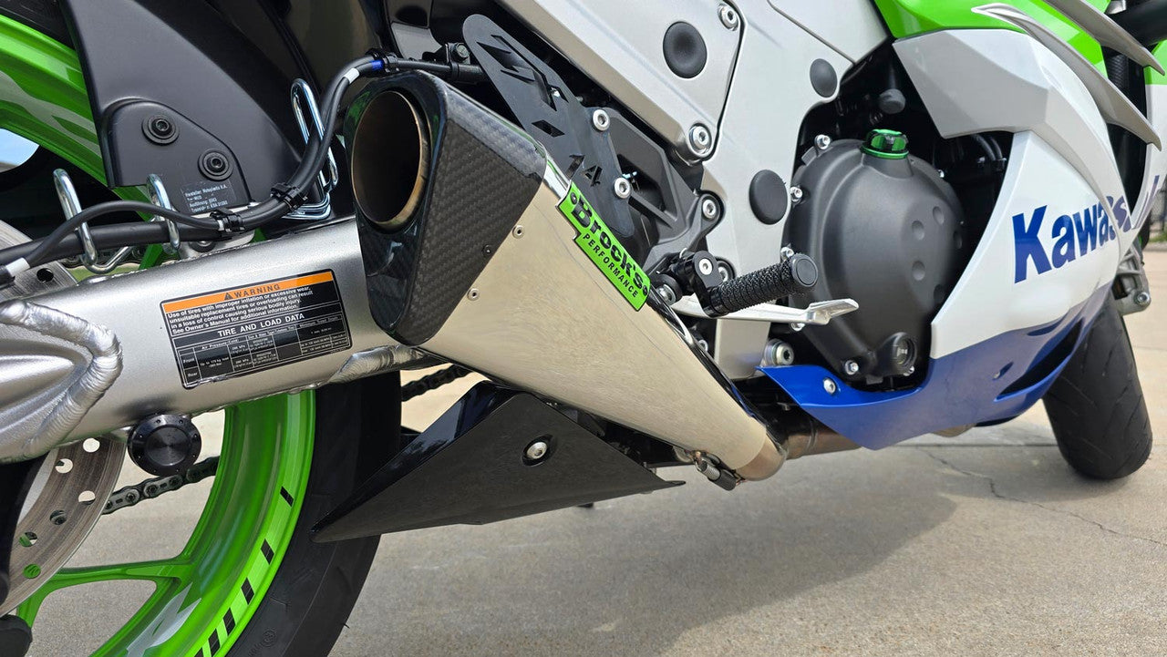 Brock's Performance Penta-Carbon Full System 15" Muffler (Polished) ZX-14R (12-25)