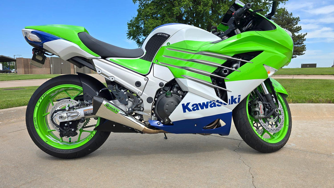 Brock's Performance Penta-Carbon Full System 15" Muffler (Polished) ZX-14R (12-25)