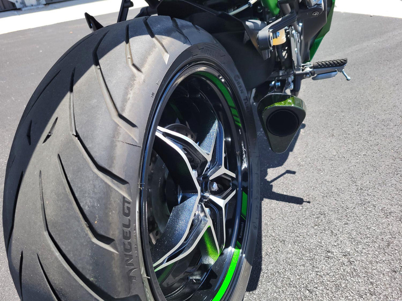 Brock's Performance Penta-Carbon Full System 15" Muffler (Black) Ninja H2 SX / SE / SE+ (18-26)
