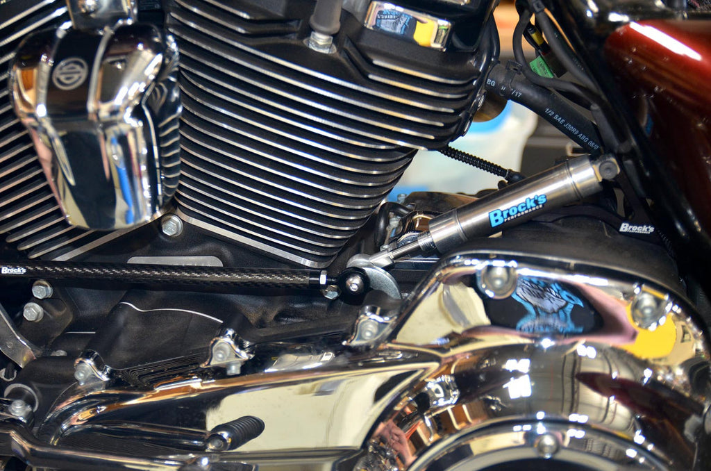 Brock's Performance Air Shifter Mounting Kit with Cylinder for Harley-Davidson M8 Touring Models
