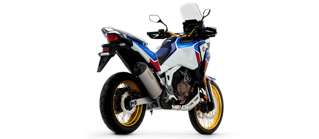 Arrow Sonora Titanium Slip On with Carbon End Cap - Honda CRF1100L Africa Twin/CRF1000L Africa Twin ABS