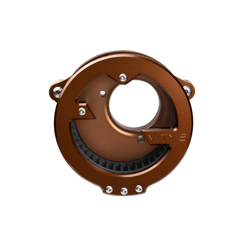 Brock's Performance Massive Air Cleaner Bronze Touring (17-23), Softail (18-23)