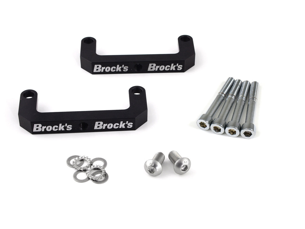 Brock's Performance Radial Mount Strap Bracket Kit H2/R (15-26), Z H2 (20-26), ZX-14R SE (16-18), and ZX-14R (19-25)