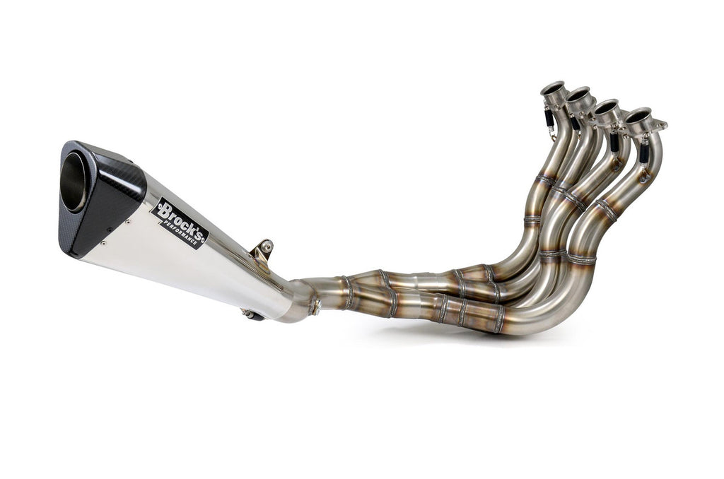 Brock's Performance Penta-Carbon Full System 15" Muffler (Polished) GSX-R1000 (09-16)