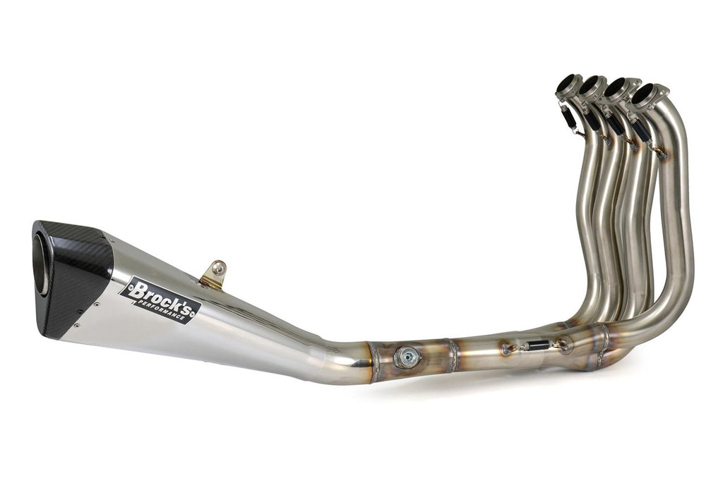 Brock's Performance Penta-Carbon Full System 15" Muffler (Polished) ZX-6R (09-26)