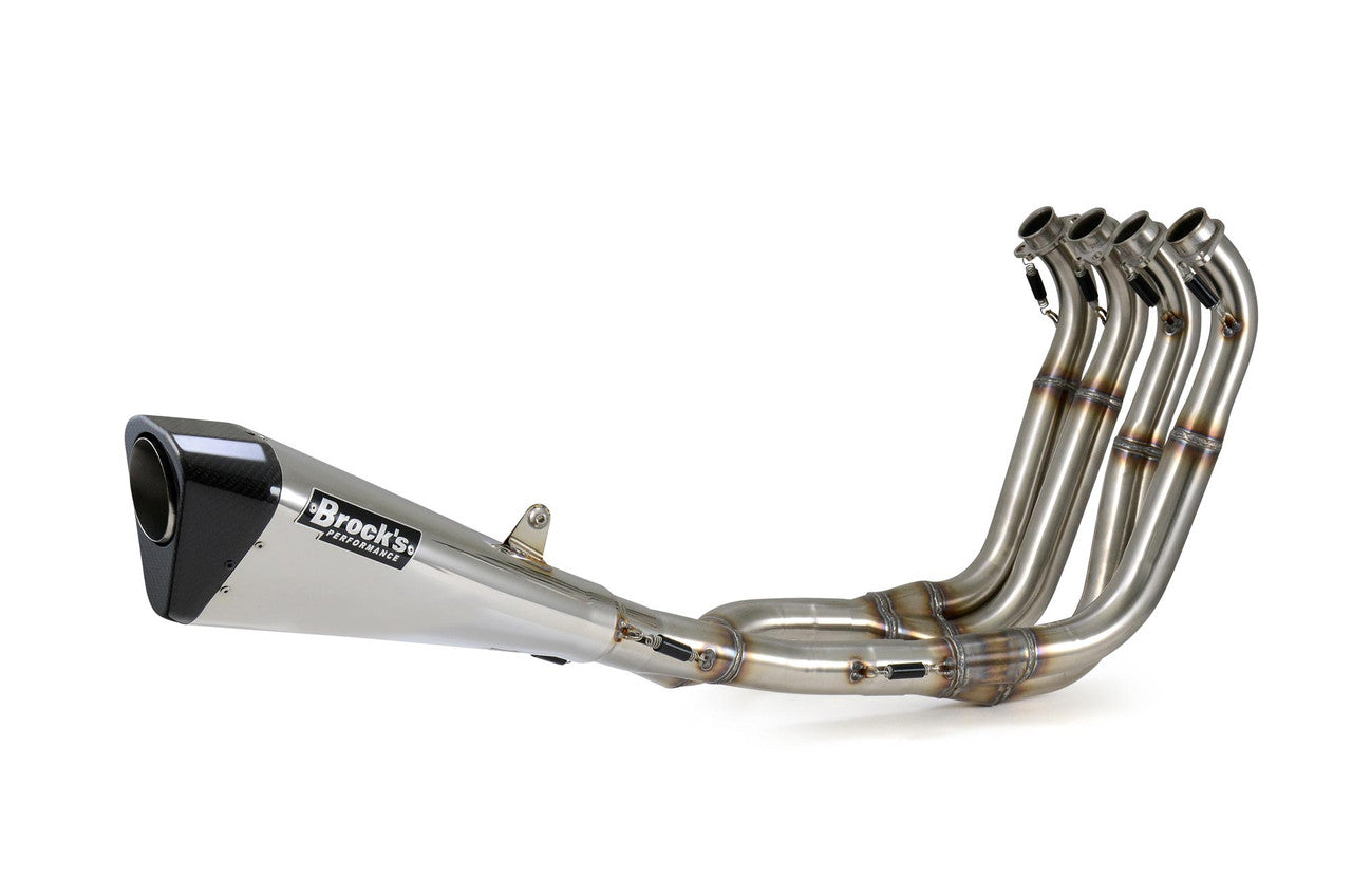 Brock's Performance Penta-Carbon Full System 15" Muffler (Polished) GSX-R1000 (05-06)