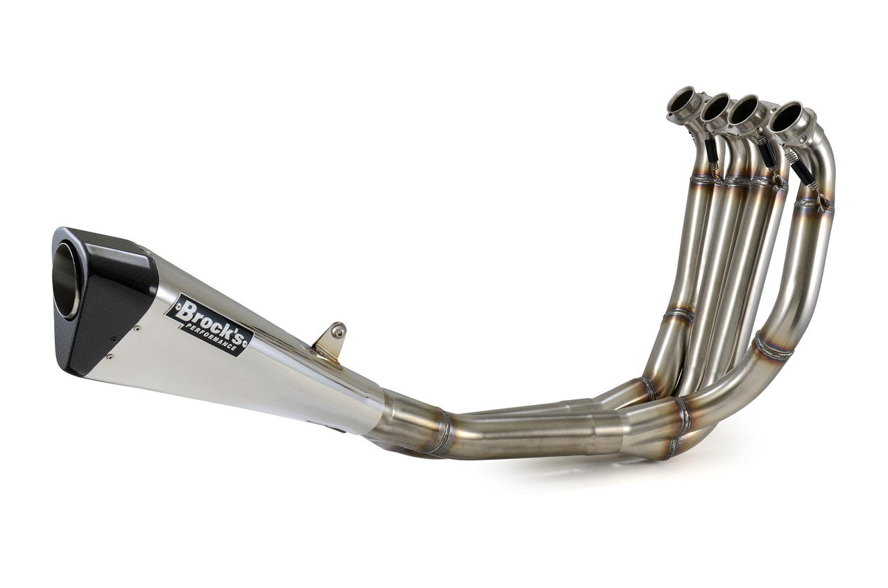 Brock's Performance Penta-Carbon Full System 15" Muffler (Polished) ZX-10R (11-15)