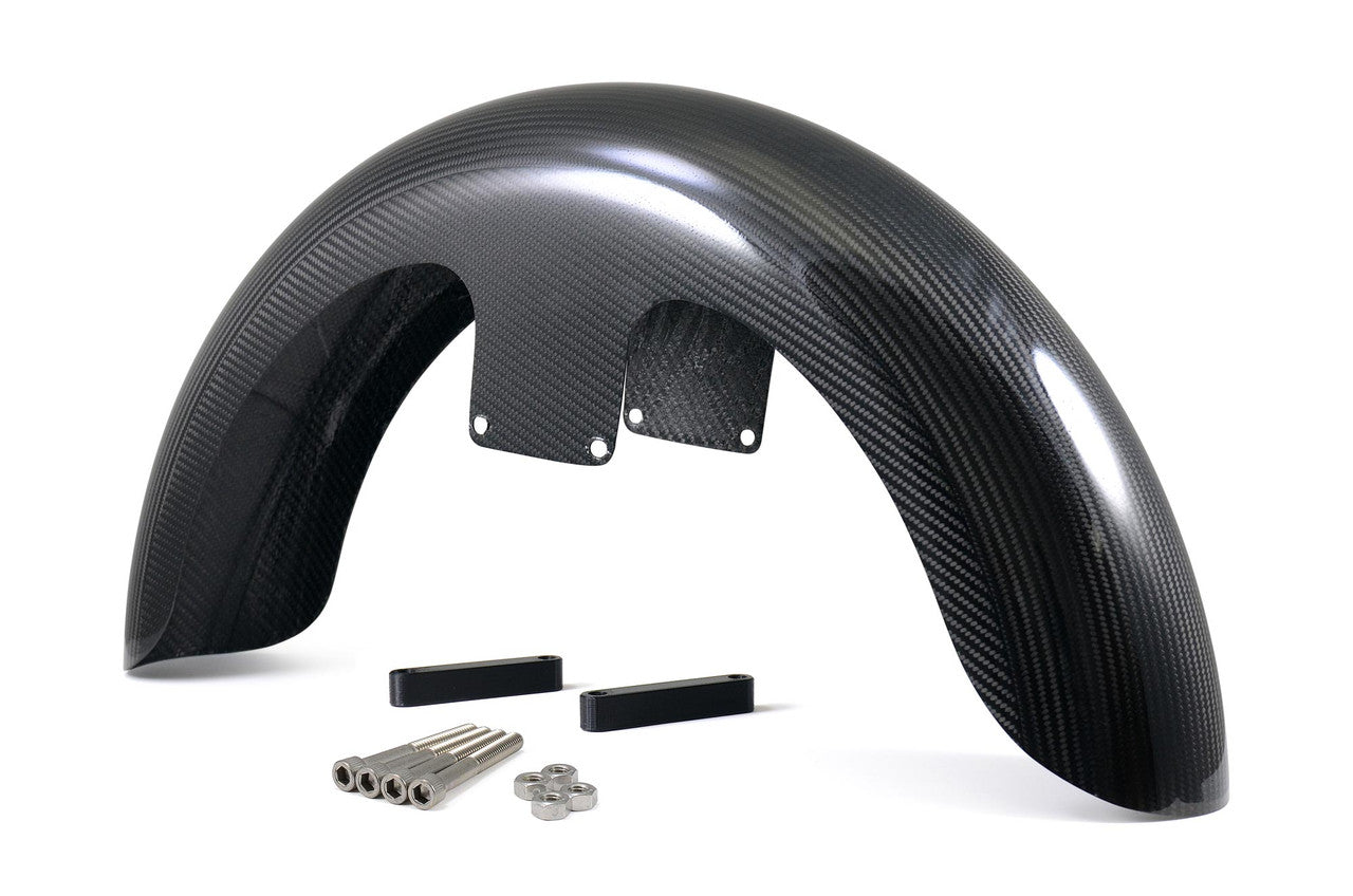 Brock's Performance Carbon Fiber 21" Front Fender H-D Touring Models (14-23)