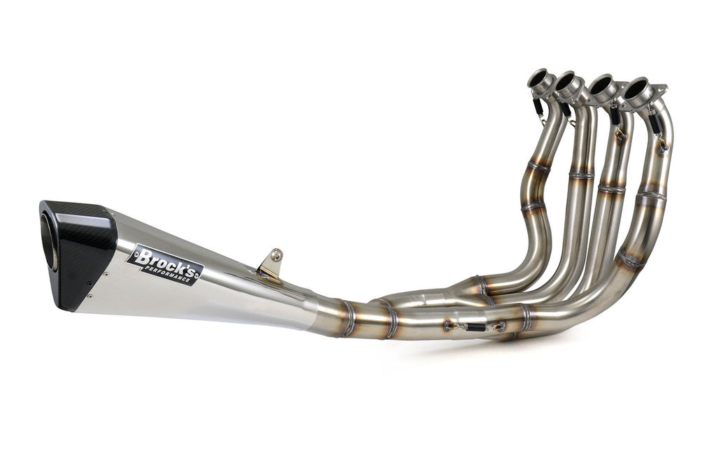 Brock's Performance Penta-Carbon Full System 15" Muffler (Polished) B-King (08-11)