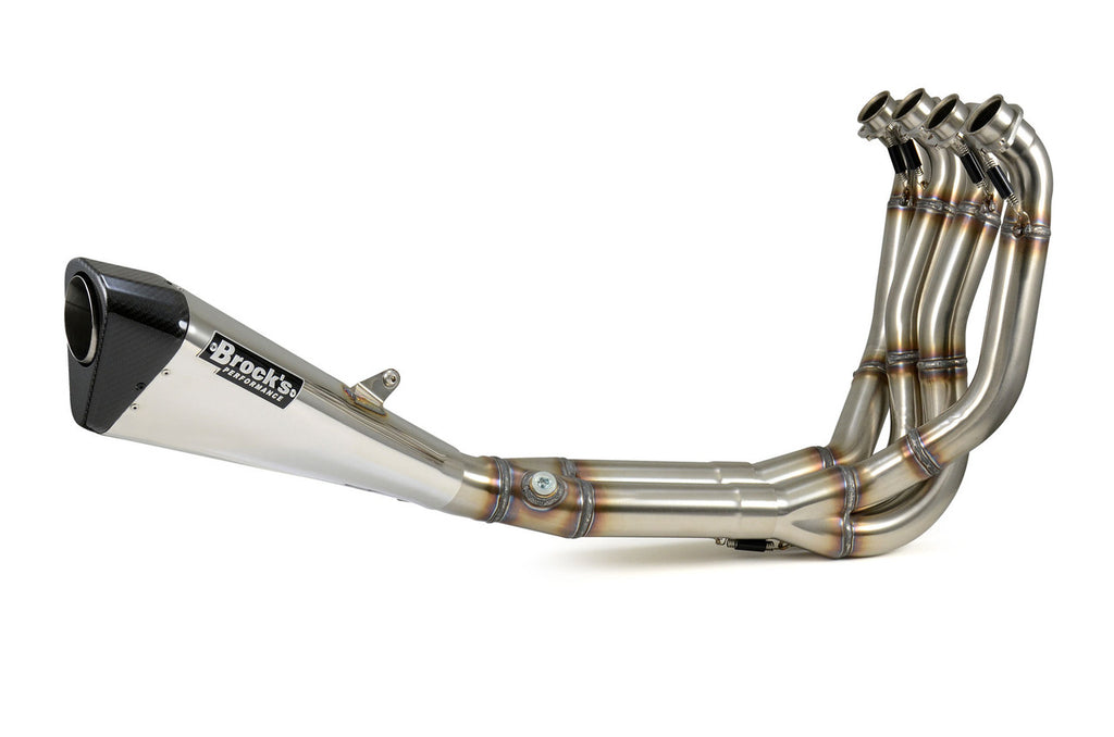 Brock's Performance Penta-Carbon Full System 15" Muffler (Polished) ZX-10R (16-20)
