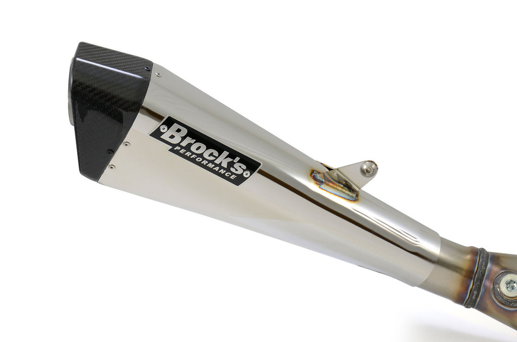 Brock's Performance Penta-Carbon Full System 15" Muffler (Polished) ZX-10R (16-20)