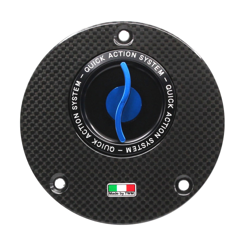TWM Quick Action Carbon Gas Cap For Ducati - Ducati 848/916