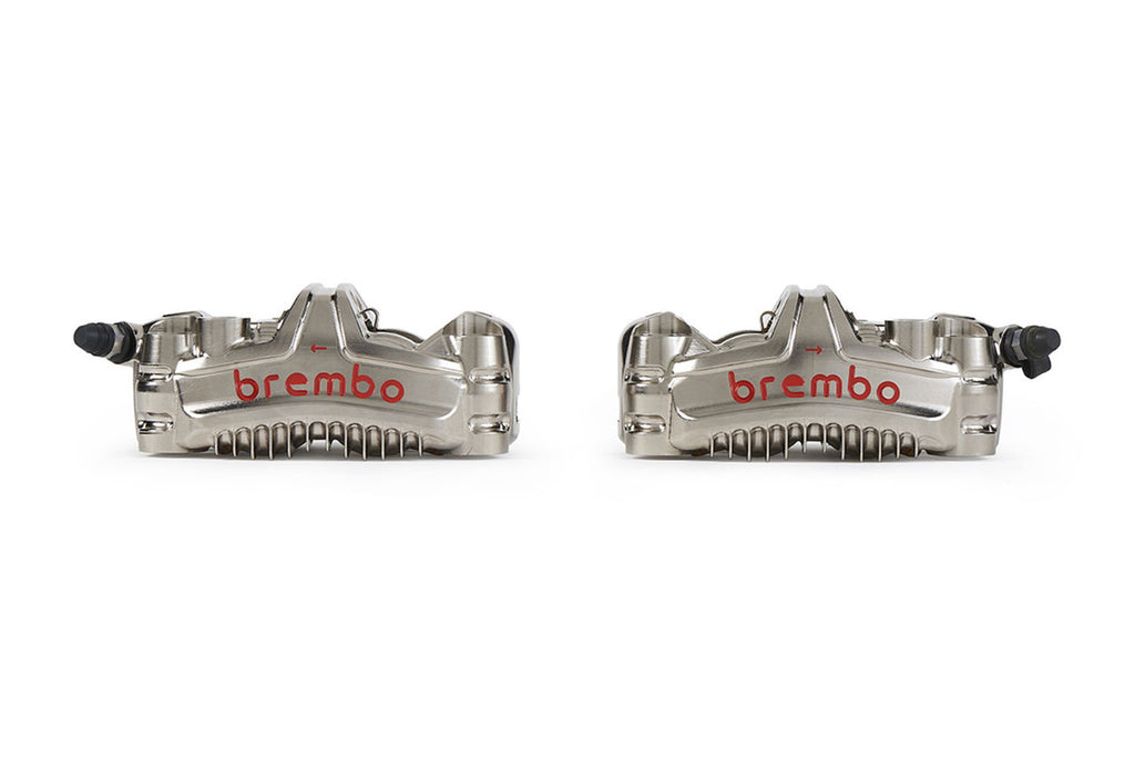 Brock's Performance Brembo GP4-MS Front Caliper Set (108mm Radial) Billet Aluminum