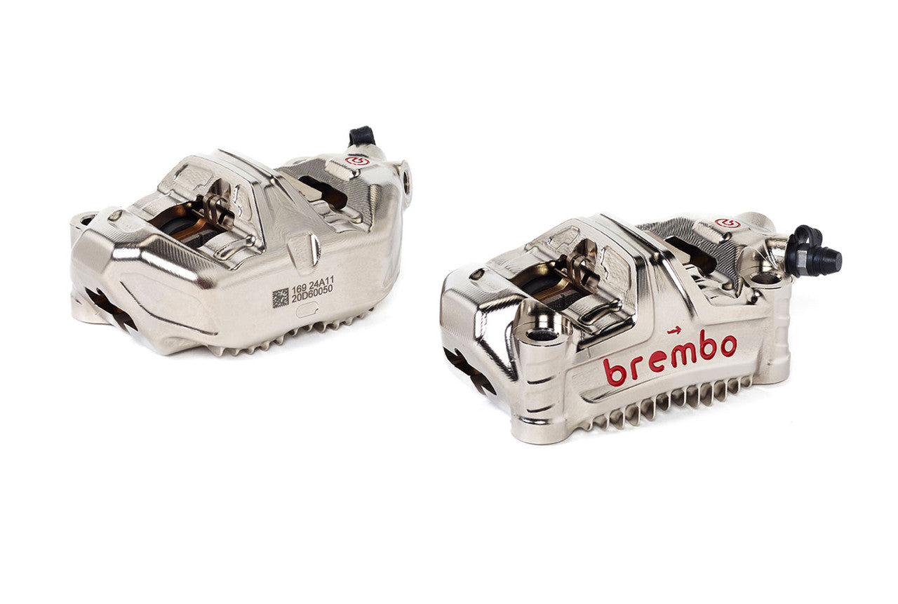 Brock's Performance Brembo GP4-MS Front Caliper Set (100mm Radial) Billet Aluminum