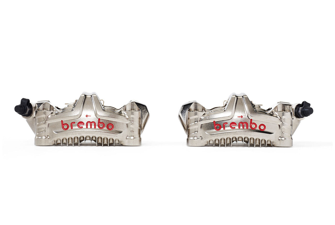 Brock's Performance Brembo GP4-MS Front Caliper Set (100mm Radial) Billet Aluminum