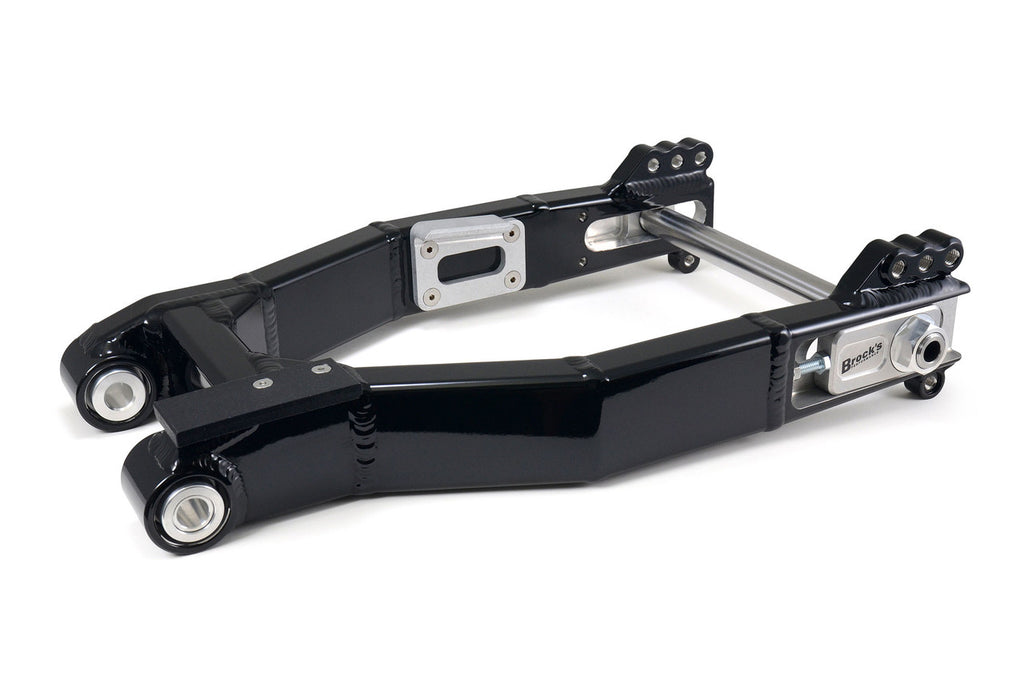 Brock's Performance Short ATTACK™ Swingarm Extended 0"-4" (Black) for H-D Touring Models (09-26)