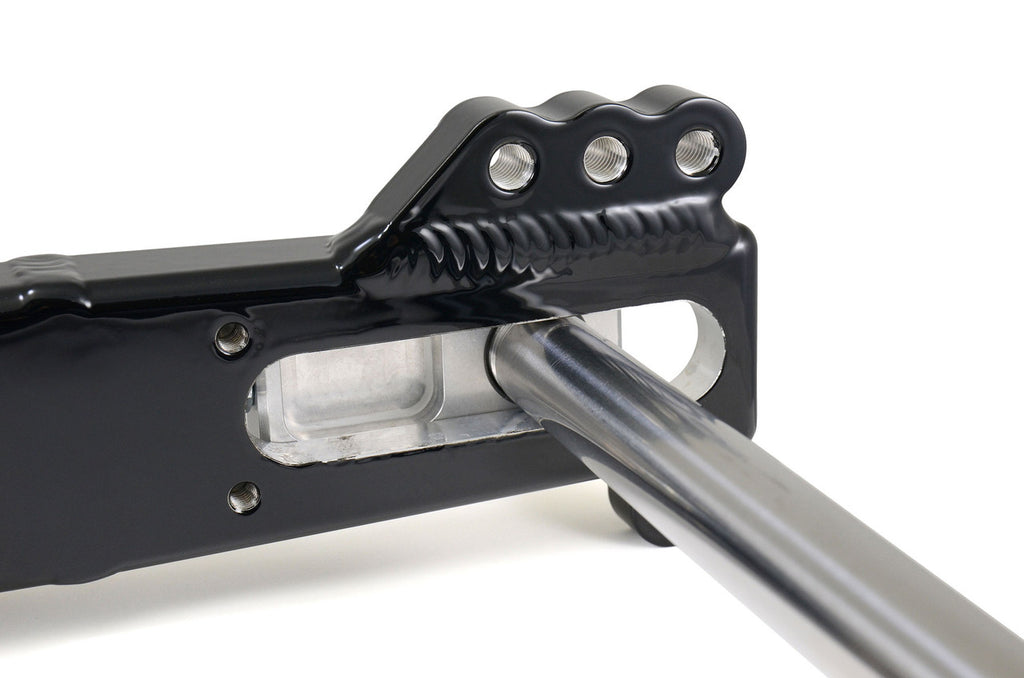 Brock's Performance Short ATTACK™ Swingarm Extended 0"-4" (Black) for H-D Touring Models (09-26)