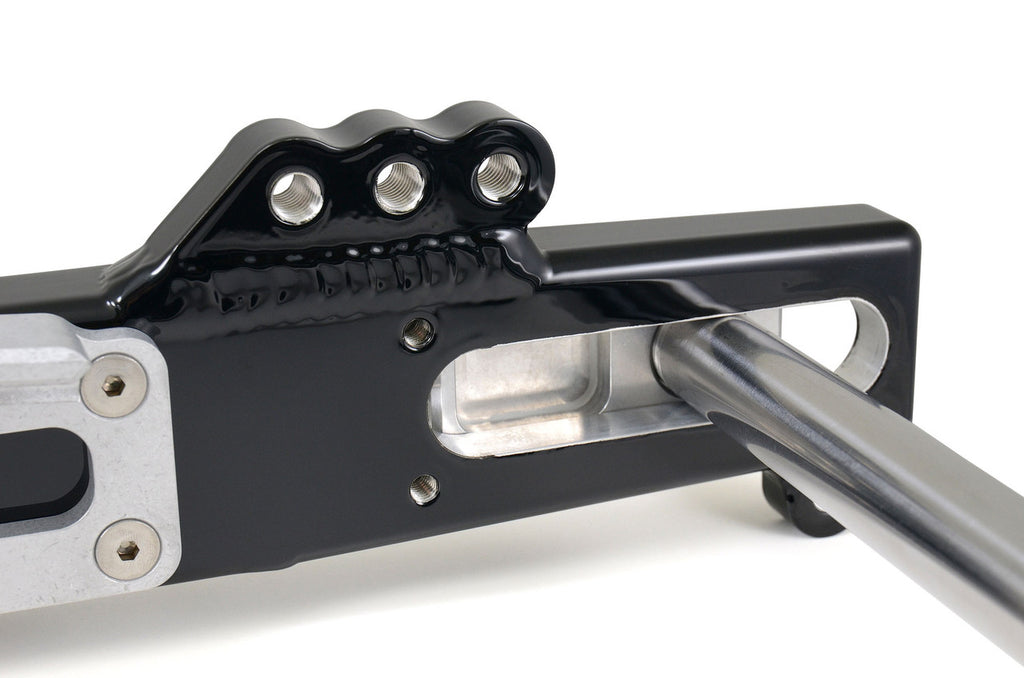 Brock's Performance Long ATTACK™ Swingarm Extended 4"-8" (Black) for H-D Touring Models (09-26)