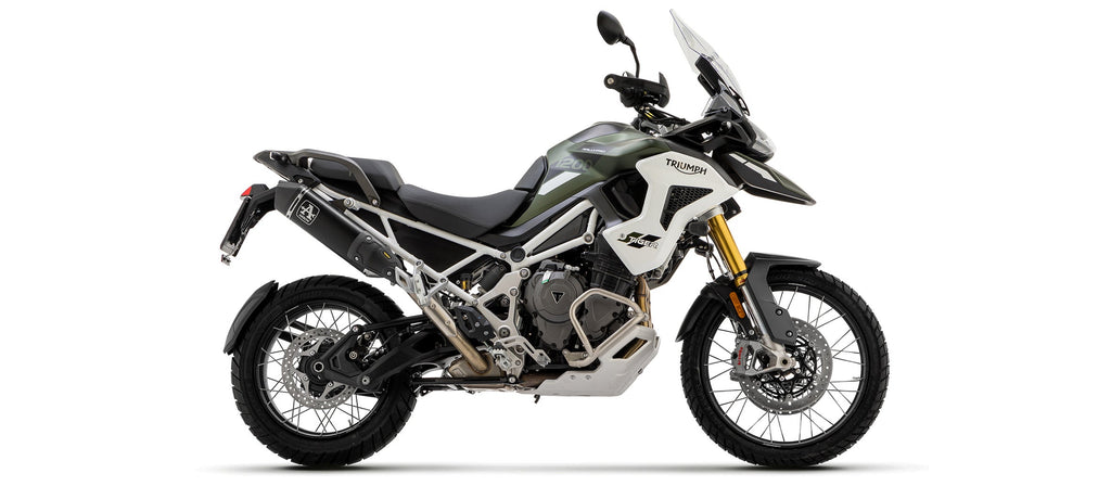 Arrow Veloce Aluminium "Dark" Slip On - Triumph Tiger 1200/Tiger 1200 GT