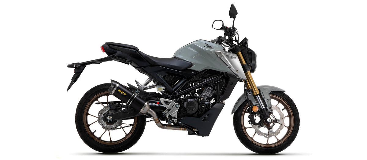 Arrow Full System with Thunder Aluminium "Dark" Slip Ons